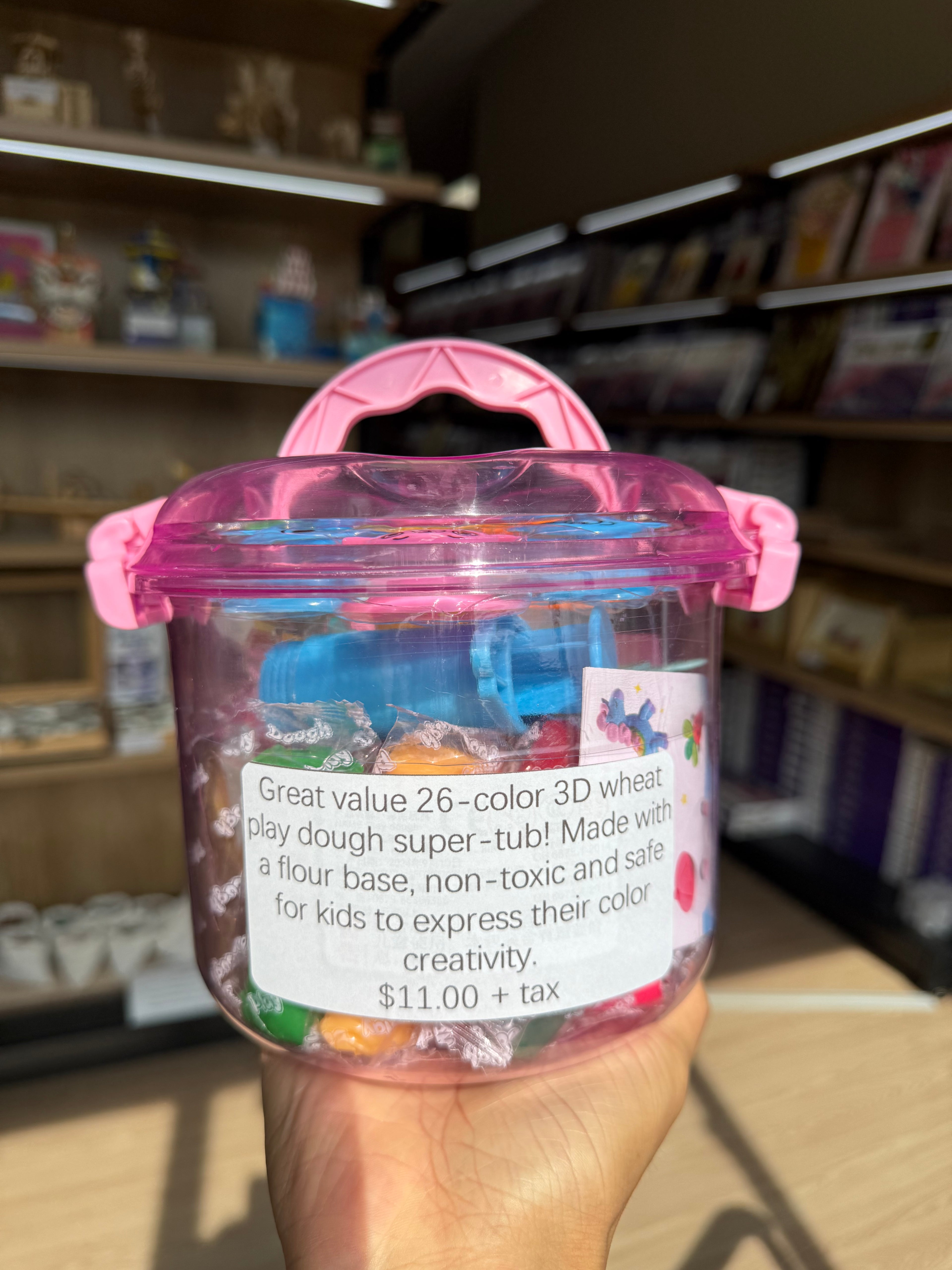 Cute Cartoon Play Dough with Mold - Wheat Based & Non-Toxic (Party Favor)