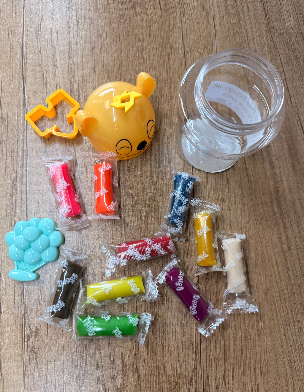 Cute Cartoon Play Dough with Mold - Wheat Based & Non-Toxic (Party Favor)