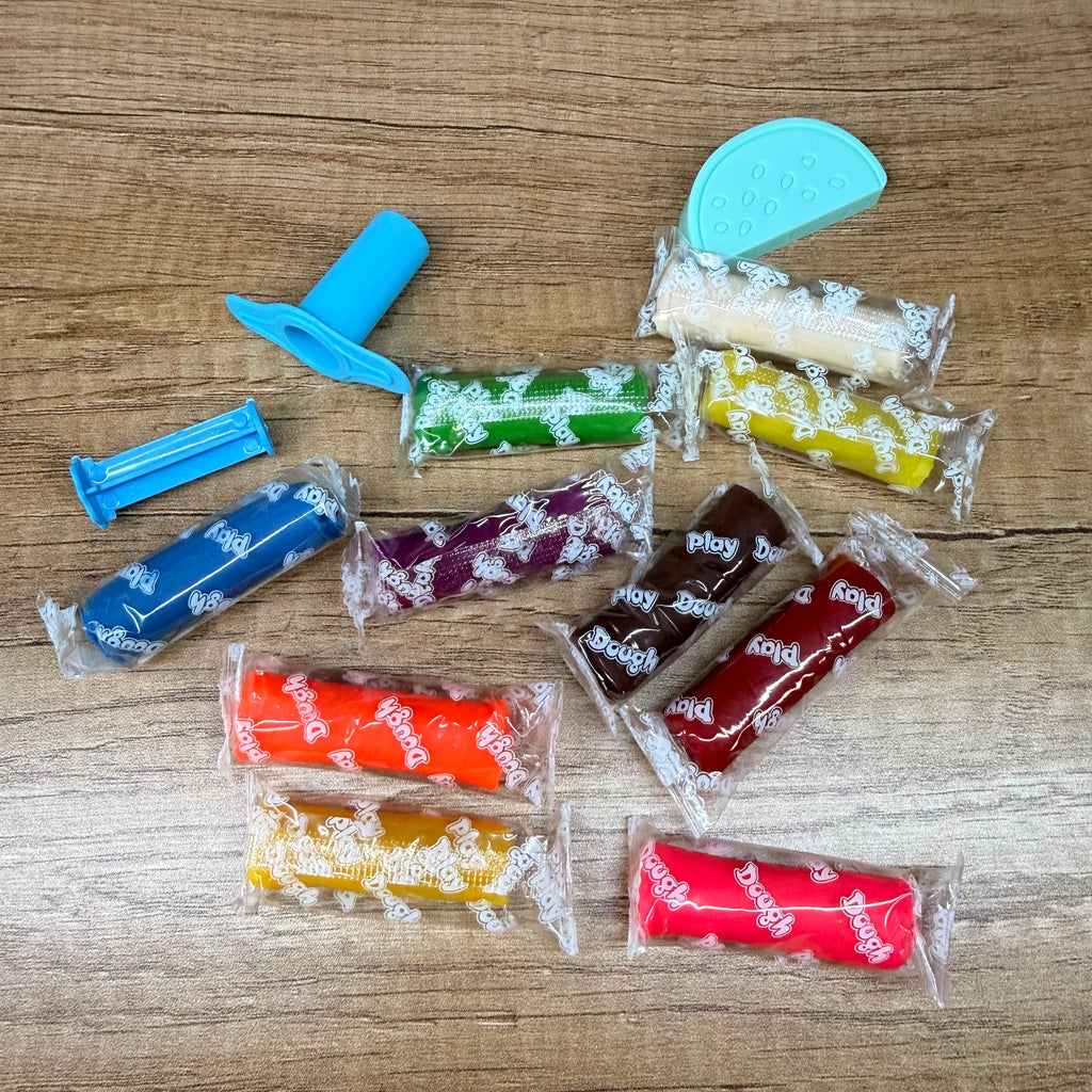 Cute Cartoon Play Dough with Mold - Wheat Based & Non-Toxic (Party Favor)