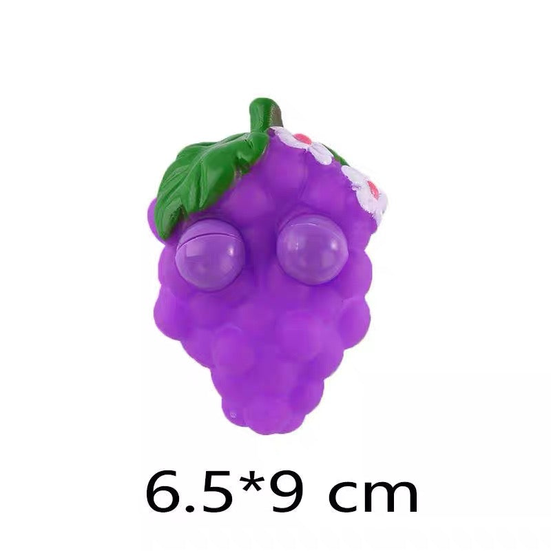 Fun Fruit & Veggie Squishy Fidget Toys - Stress Relief Collection