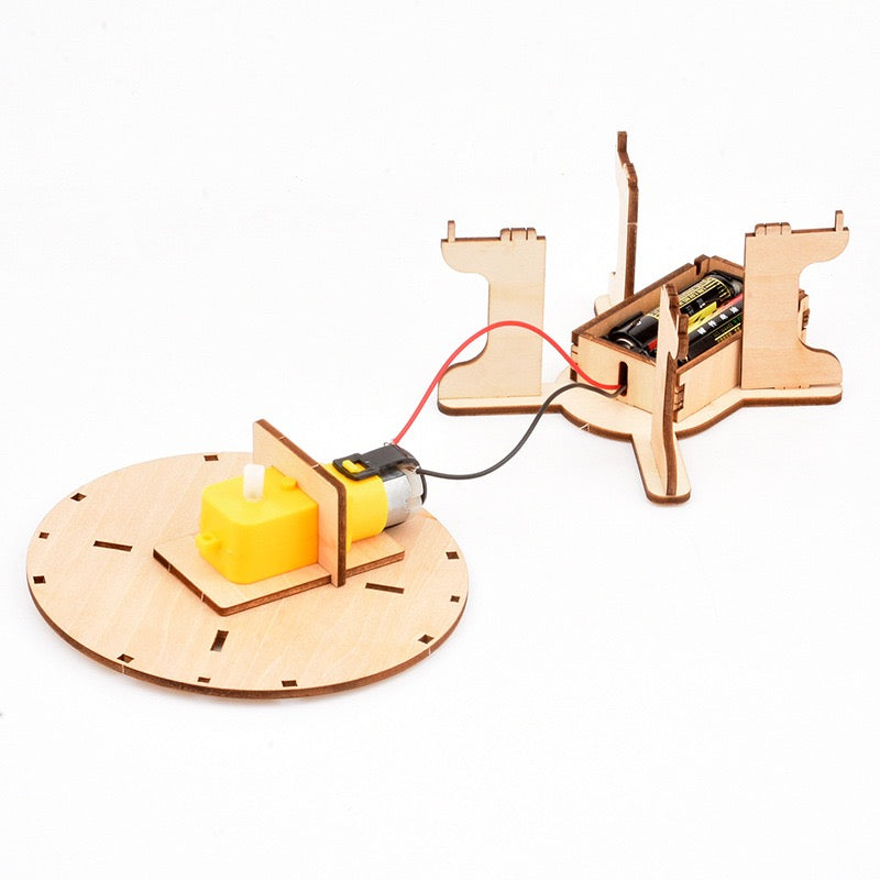 DIY Electric Planetary Gear 3D Wood Puzzle – STEM Mechanical Model Kit