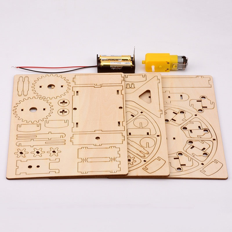 DIY Electric 3D Wood Puzzle Ferris Wheel – Educational STEM Toy for Kids