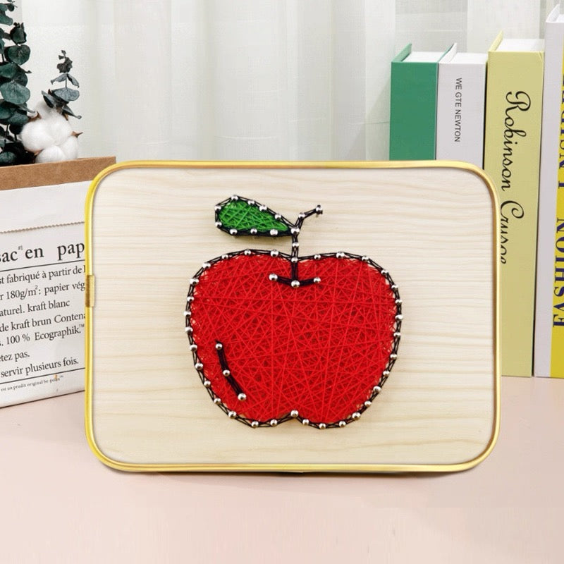 DIY String Art Kit with Frame (6" x 8") - Creative Craft for Kids & Beginners