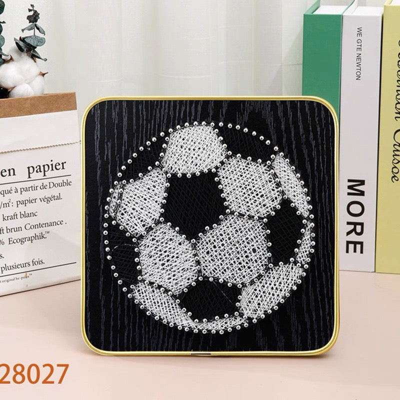 DIY String Art Kit with Frame (8" x 8") - Square Creative Craft