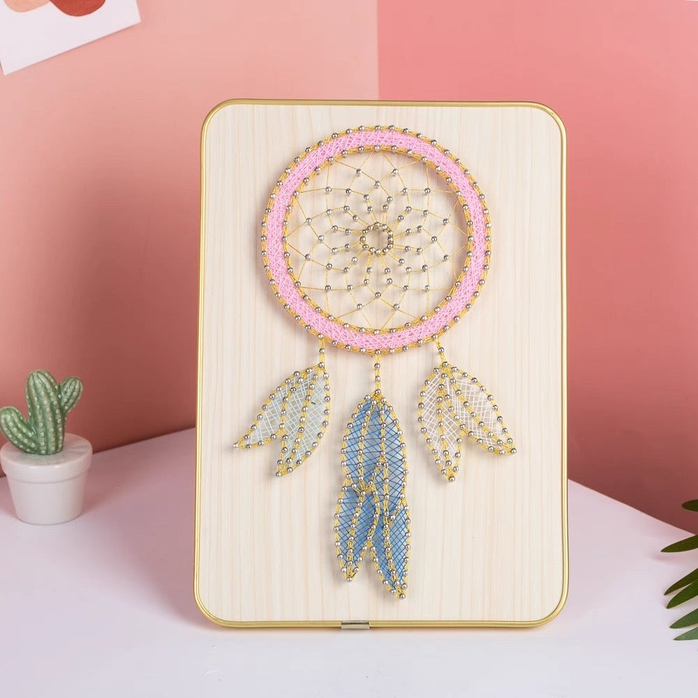 DIY String Art Kit with Frame (8" x 12") - Large Size Creative Collection