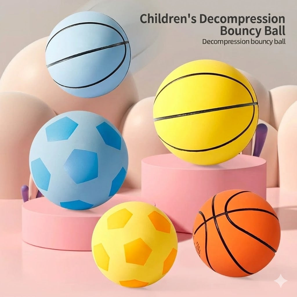 60mm High Bounce Sports Balls for Kids & Party Favors